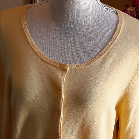 Leo & Nicole Rayon Blend Button Front Cardigan Size XL - Picture 10 of 11